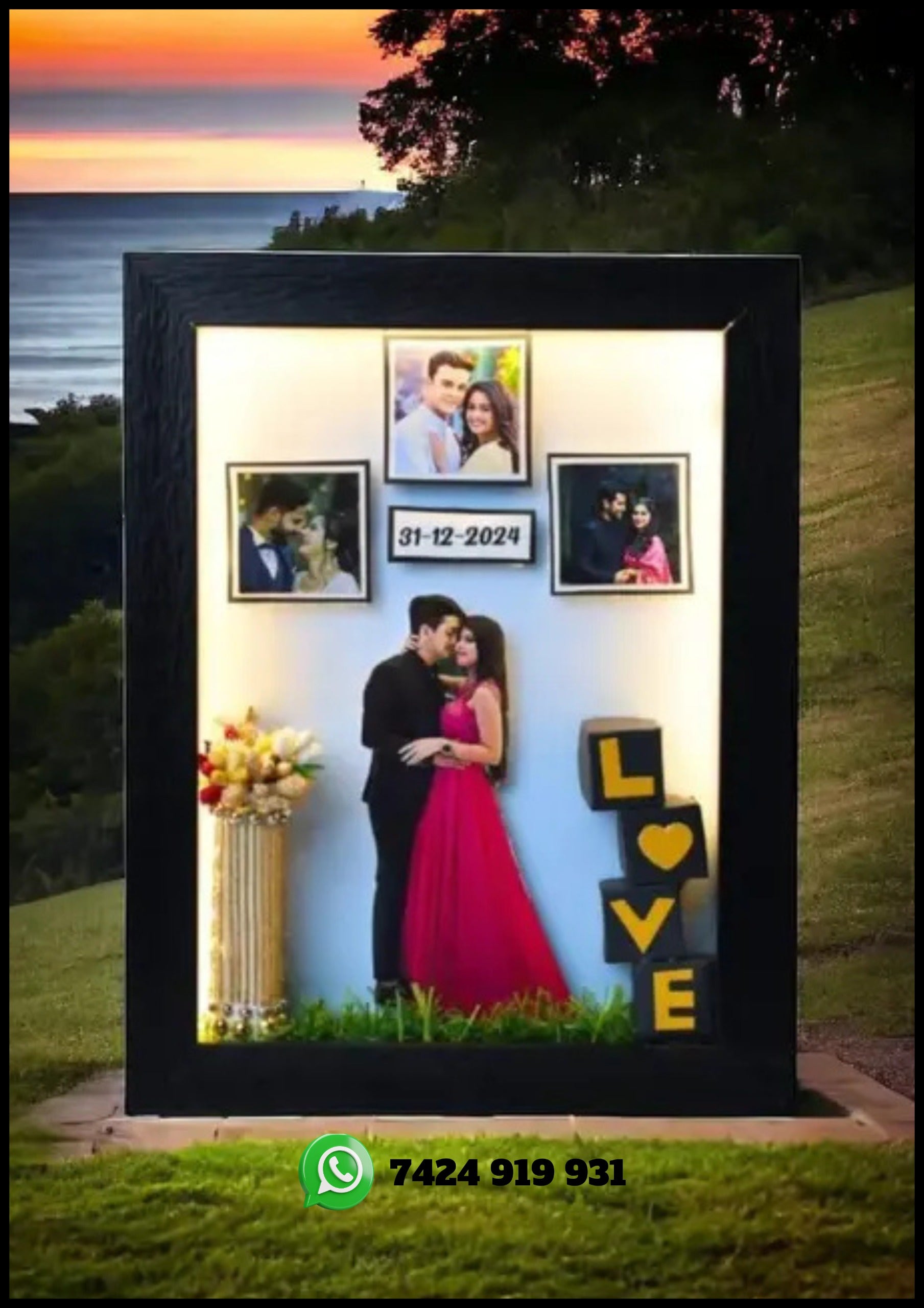 Happy Anniversary Customized PHOTO FRAME.