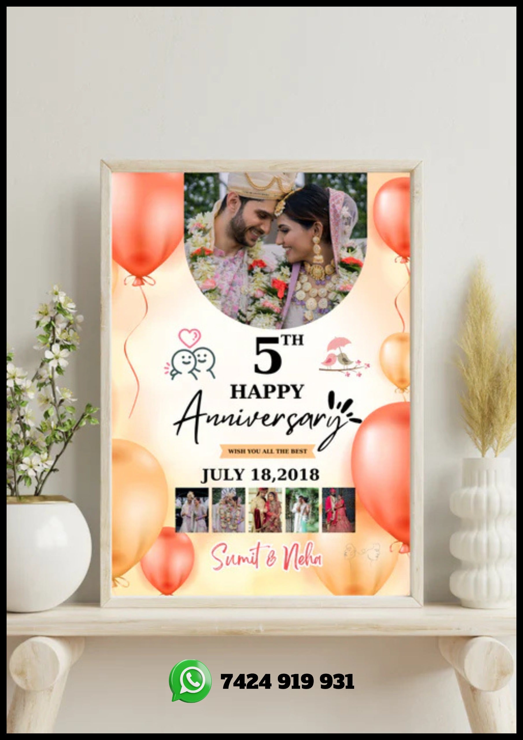 Love in Focus: Anniversary Frames