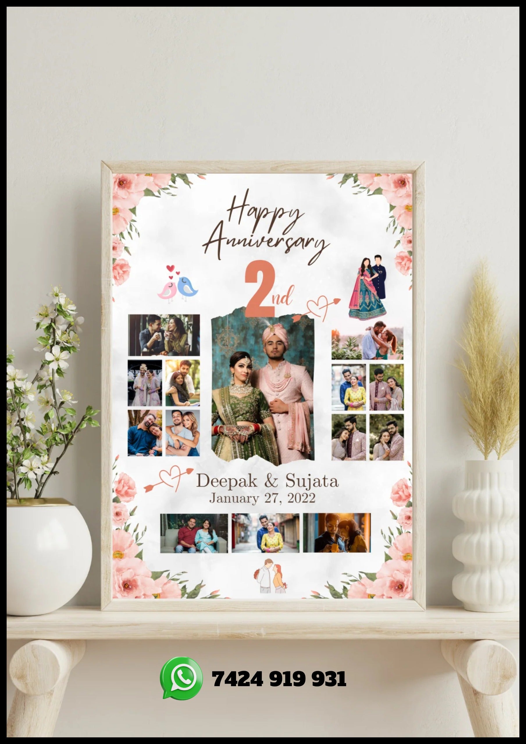 Timeless Treasures: Our Anniversary Frames