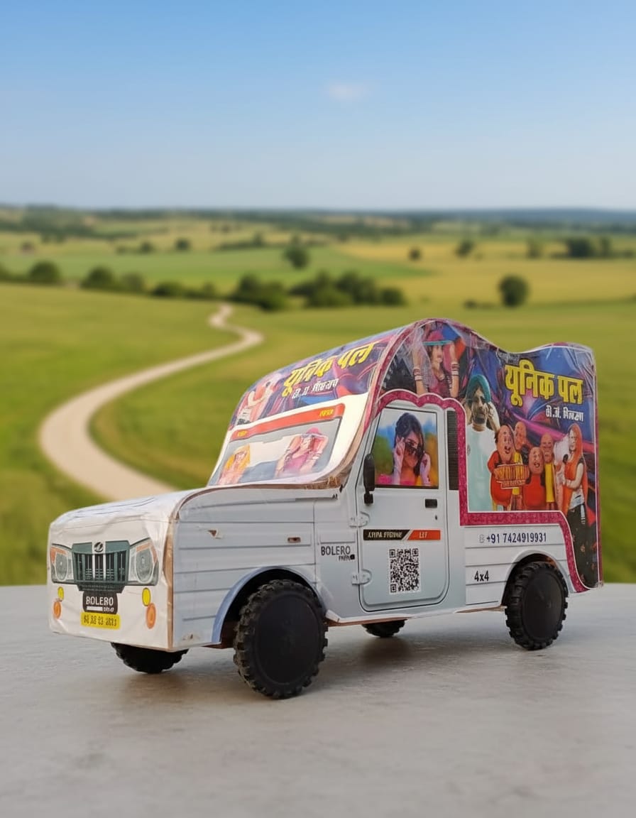 DJ Pickup Remote Control Toy Car with Bluetooth Speaker