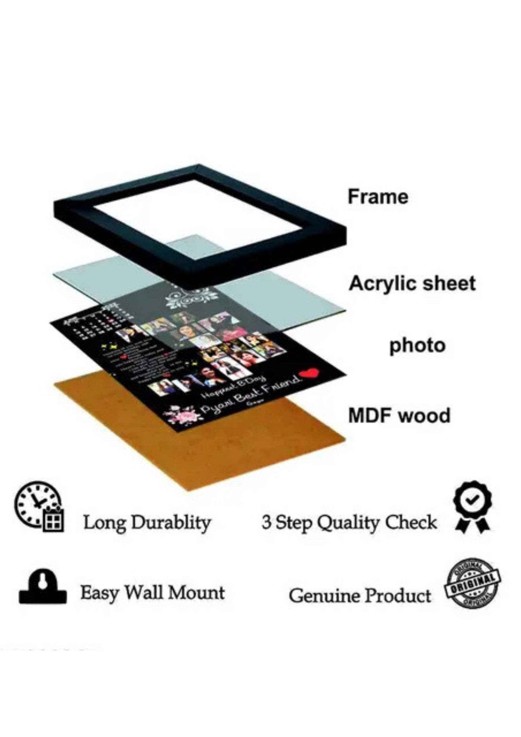 Happy Anniversary Customized PHOTO FRAME.