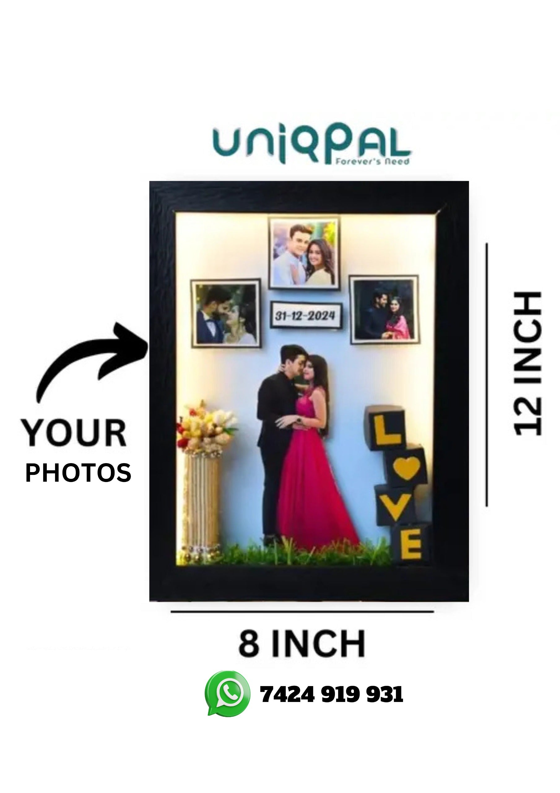 Happy Anniversary Customized PHOTO FRAME.