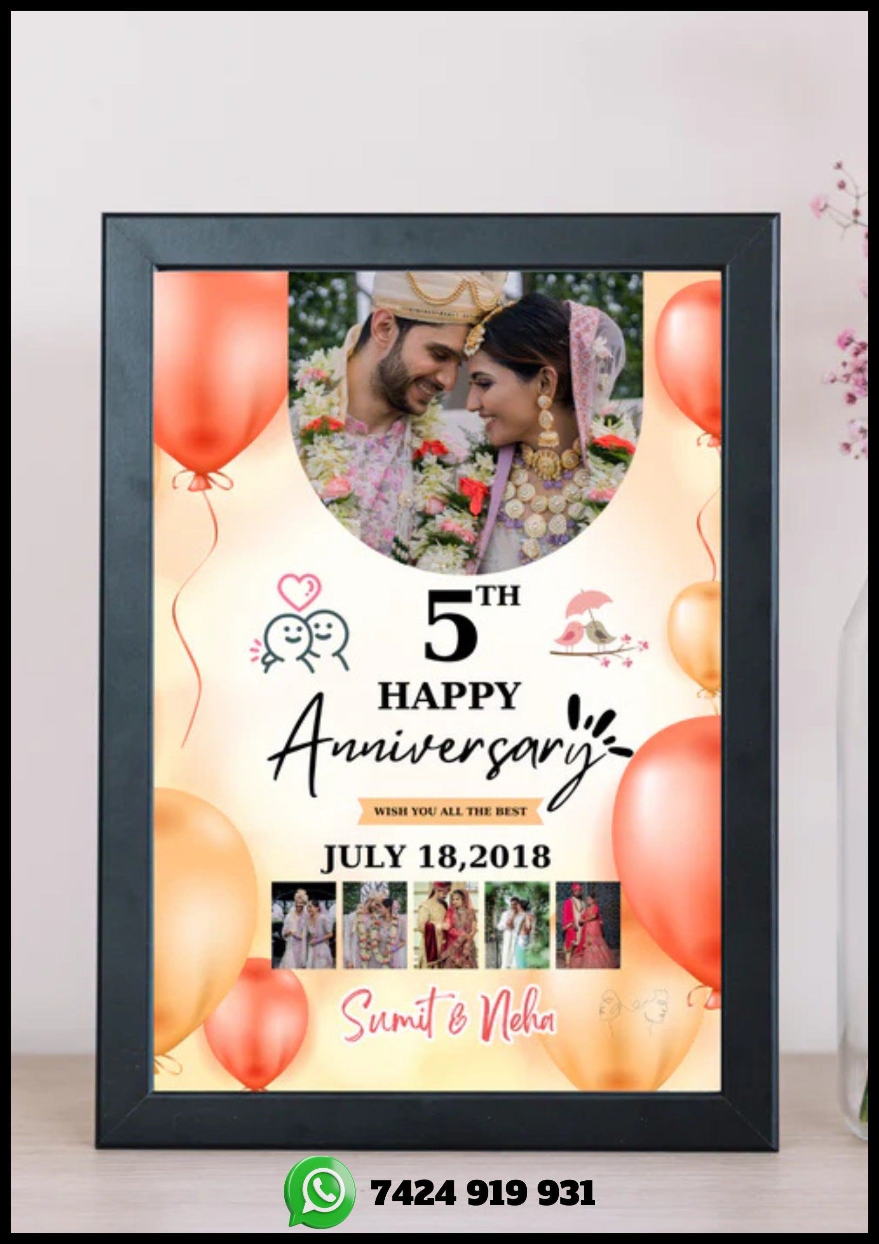Love in Focus: Anniversary Frames