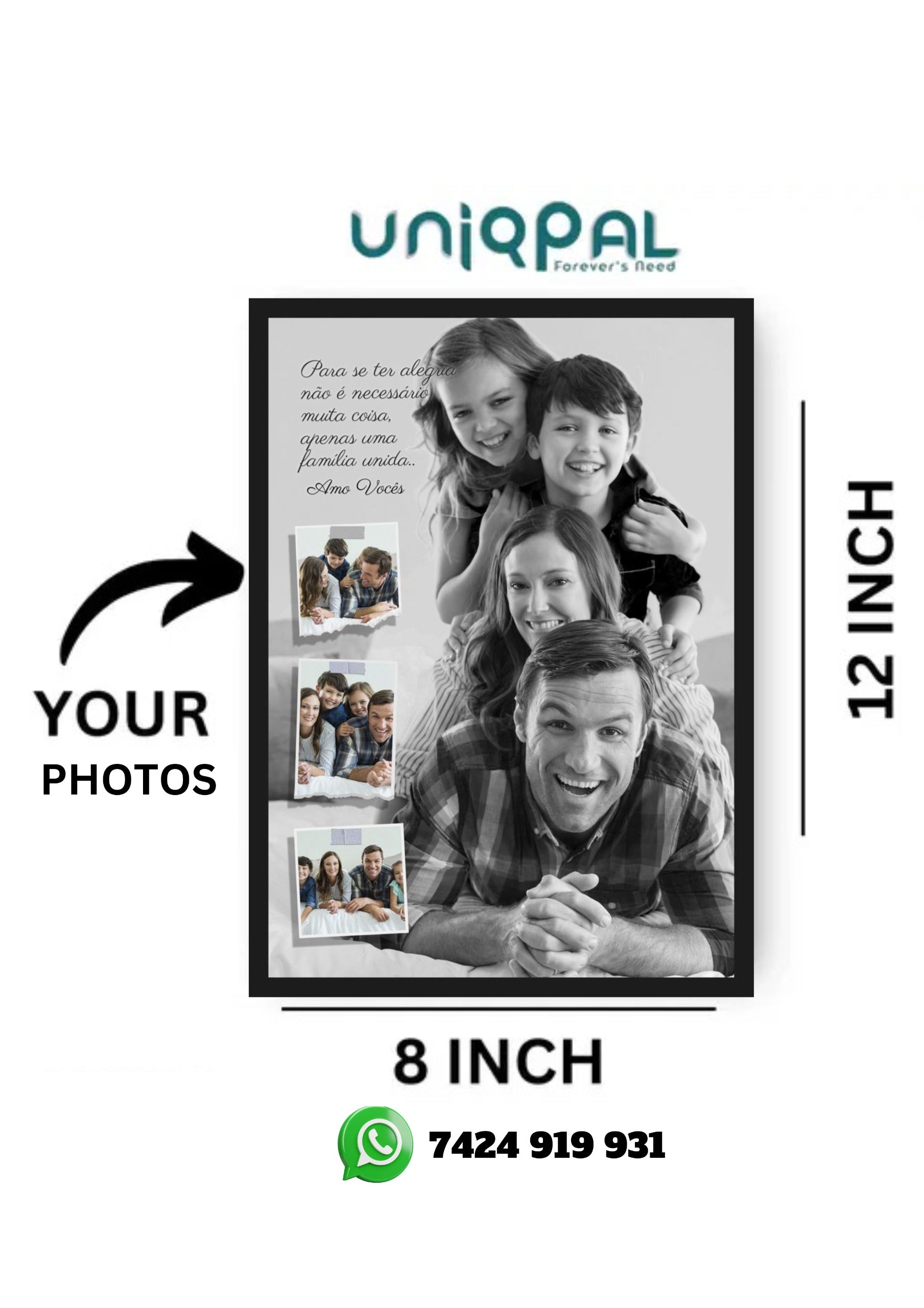 CUSTOMISED PHOTO FRAME.